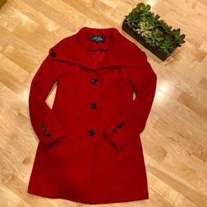 Red Pea Coat